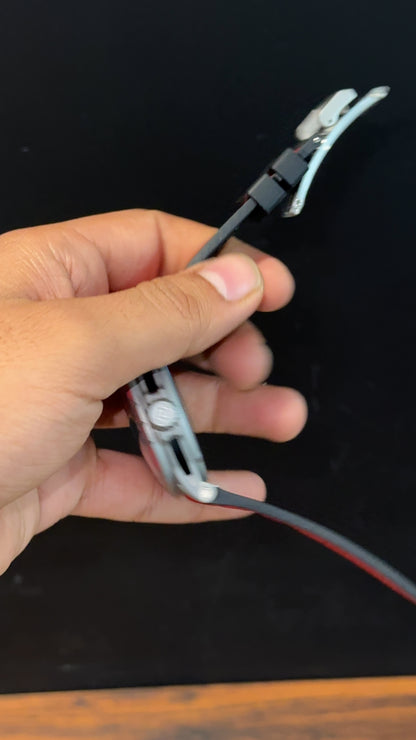 Premium Roger Dubuis | Silver | RD630 | Excalibur Spider | Red Strap | Pendulum | Silver Dial