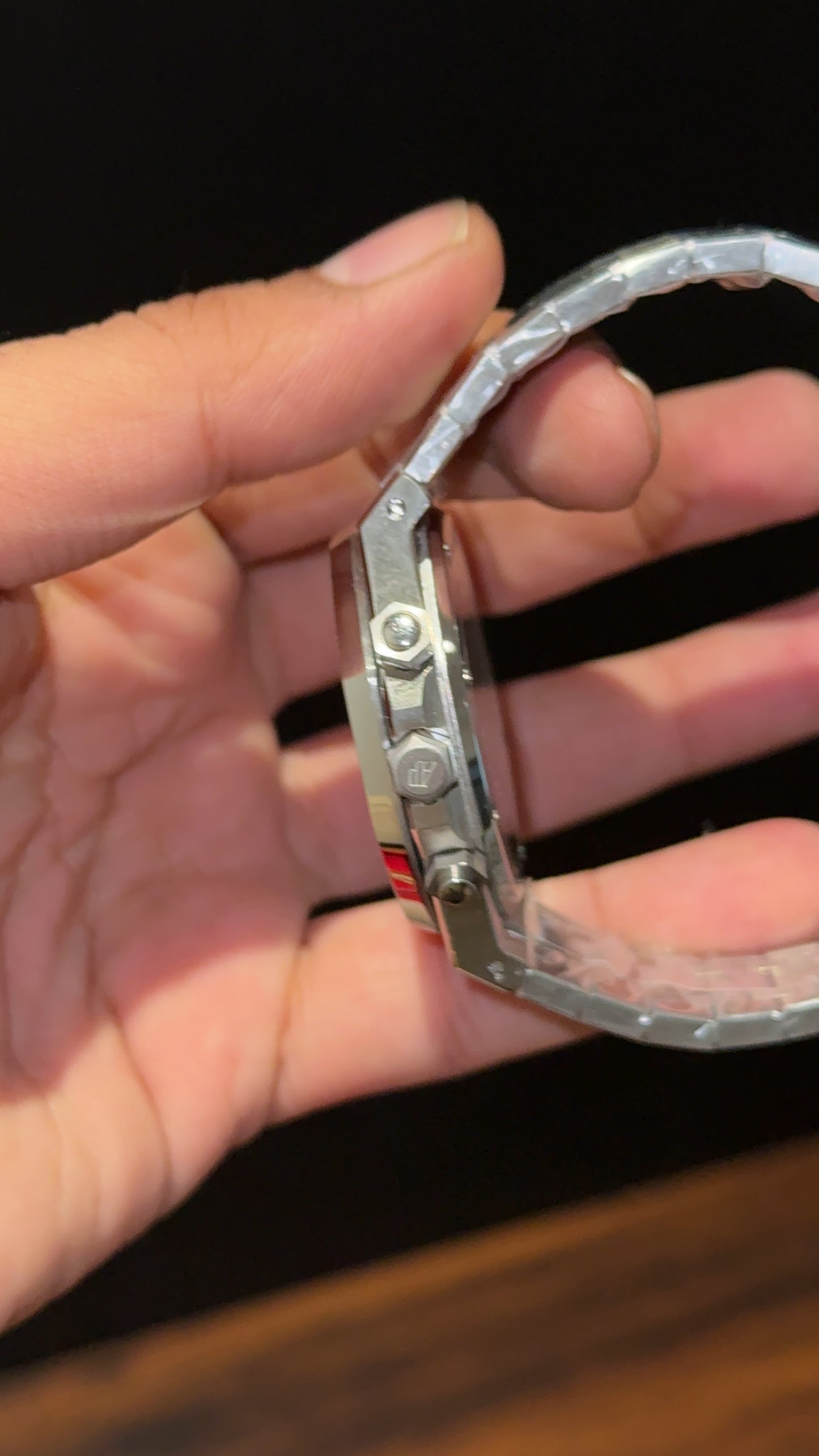 AP | Silver Chain | White Chrono | Green Dial