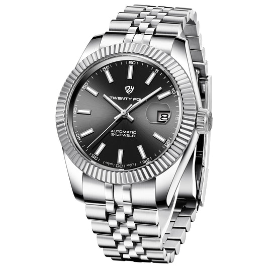 Twenty Four TF-2465 DateJust | Silver Black