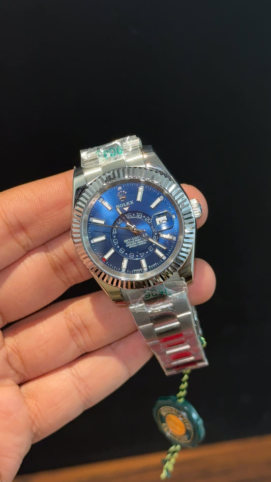 Sky Dweller | Silver Oyester Chain | Blue Dial - twentyfour