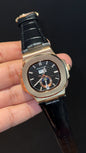 Pp Auto | Moonphase | Yearly Edition | Rose Case | Black Leather Strap | Black Dial