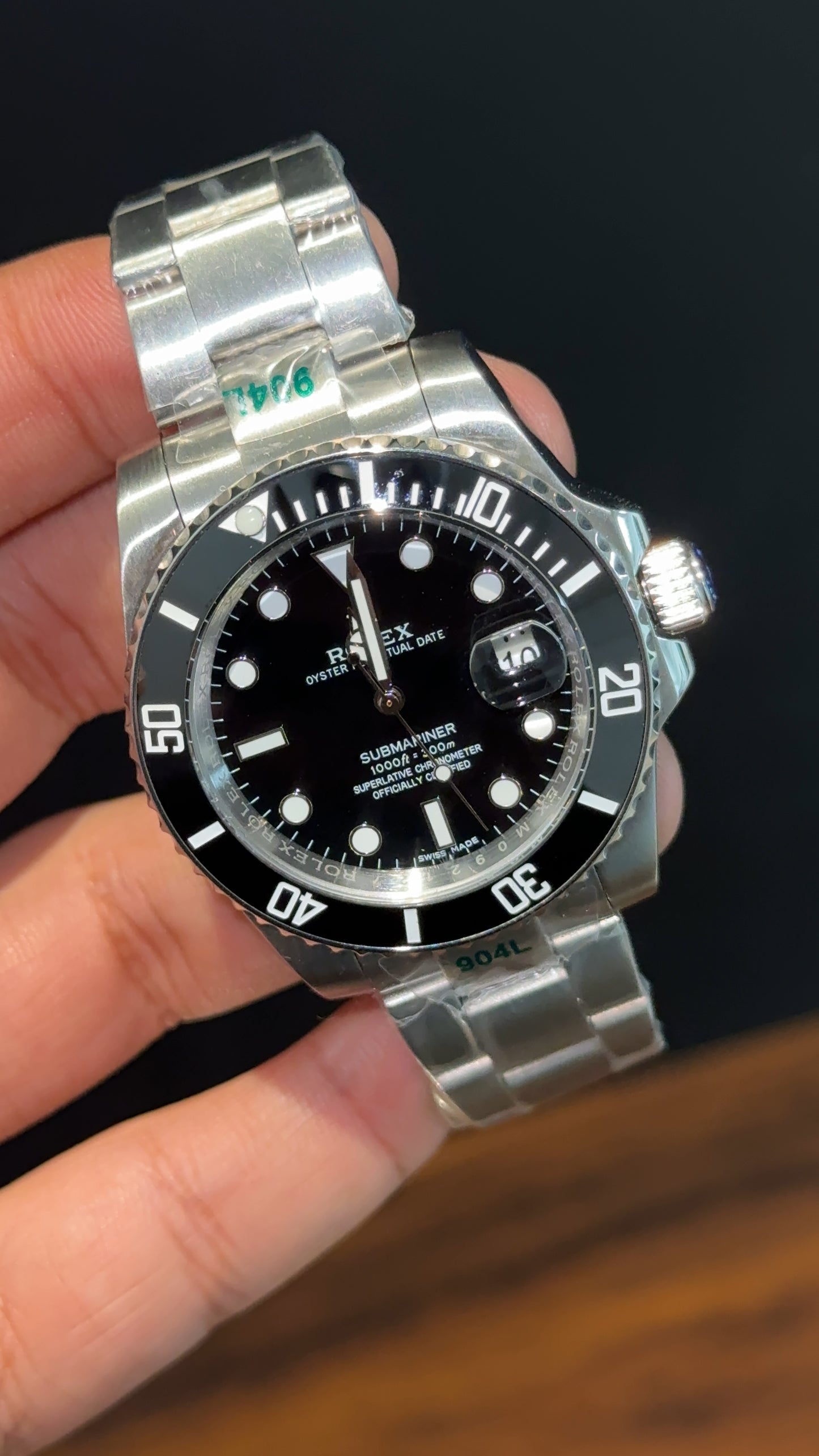 Submariner | Silver Chain | Black Dial