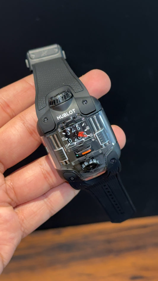 Premium Hublot | MP-10 Energy System Edition | Black Strap | Black Dial Dial - twentyfour