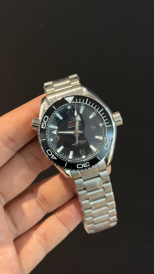 Omega Seamaster | Silver Chain | Black Bezel | Black Dial
