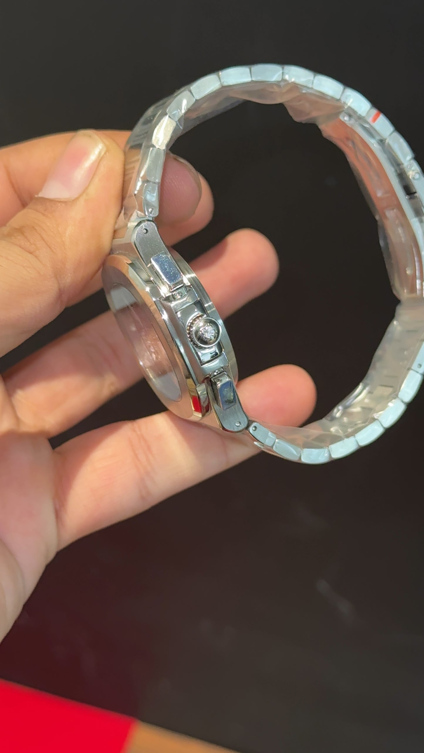 PP Auto | Single Time Edition | Silver Chain | Grey Dial