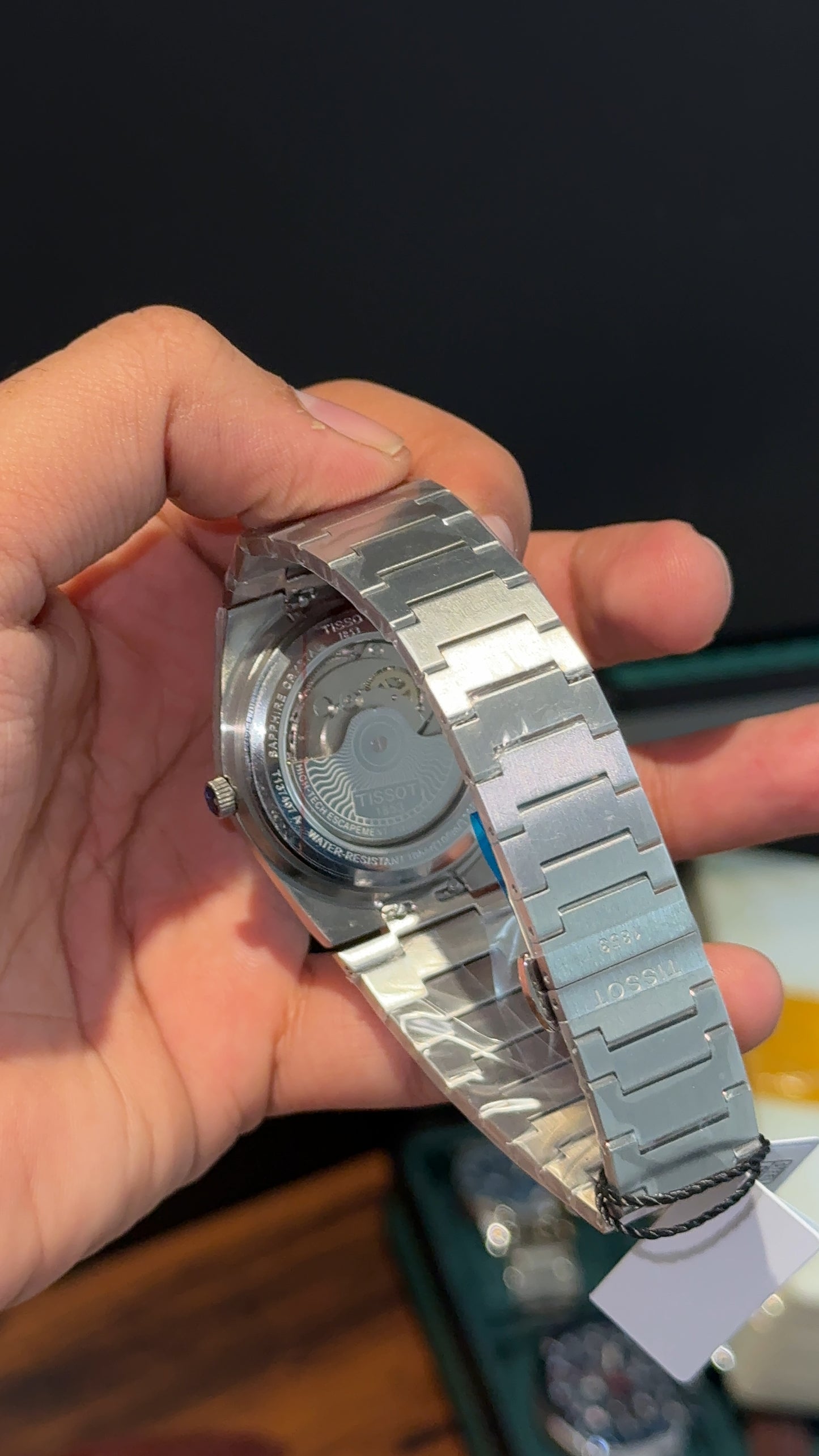 Tissot Prx | Auto | Silver Chain | Black Texture Dial