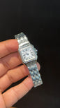 Cartier Panthere | 22mm | Woman  | Diamond Case | Silver Chain | White Dial