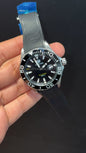 Tag Aquaracer | Black Silicone Strap | Black Bezel | Black Dial