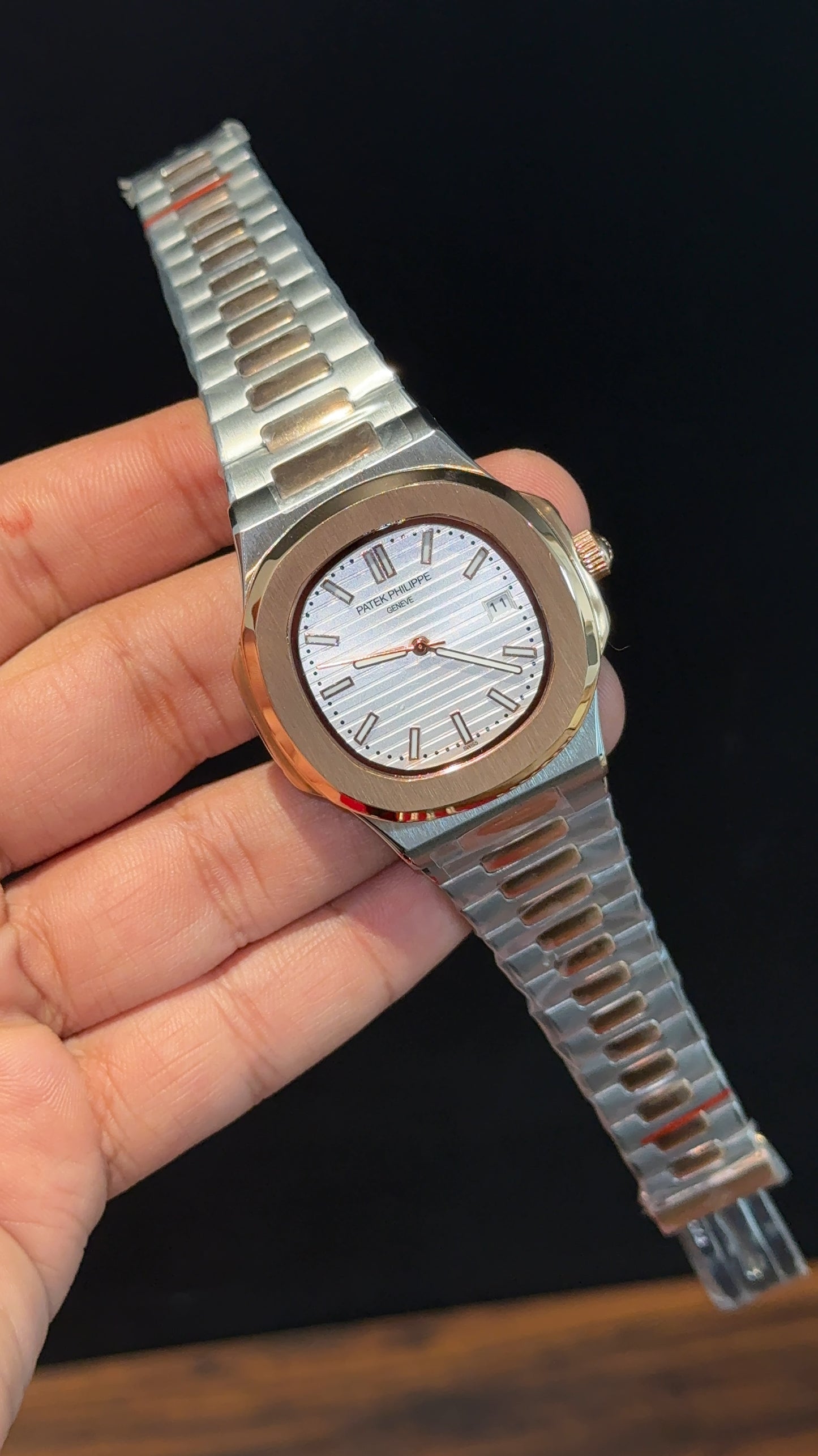 PP Auto | Rose Two Tone | White Dial