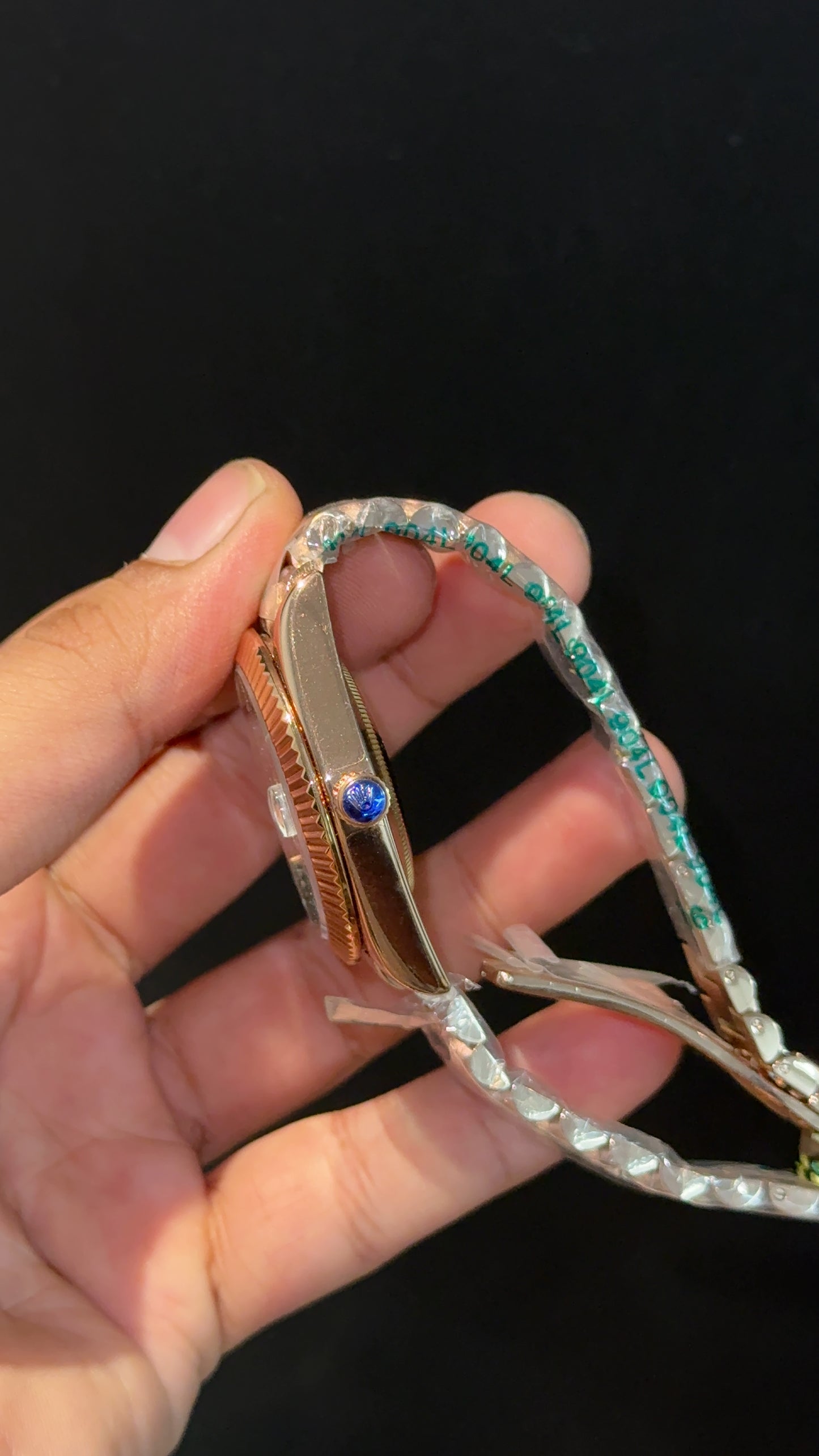 DayDate | Rose Chain | Shaddy Brown Dial