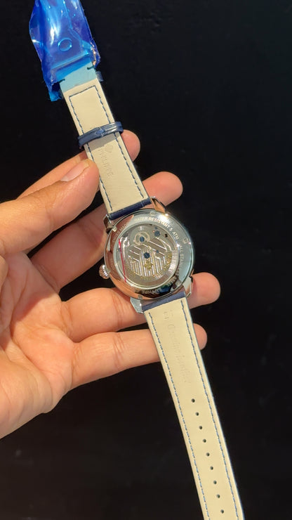 Pp Auto | Pendulum | Silver | Blue Strap | Tiffany Dial