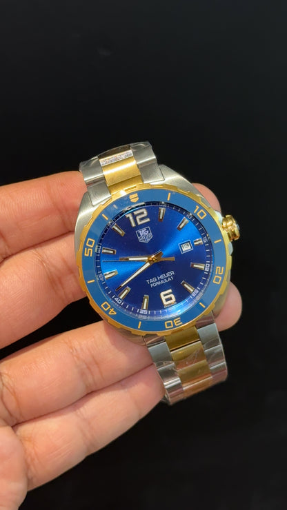 Tag Formula 1 | Gold Two Tone | Blue Dial