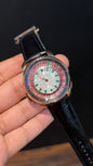 Executive Jacob And Co | Rose Case | Casino Tourbillon Edition | Black Leather Strap | White Diamond Dial - twentyfour