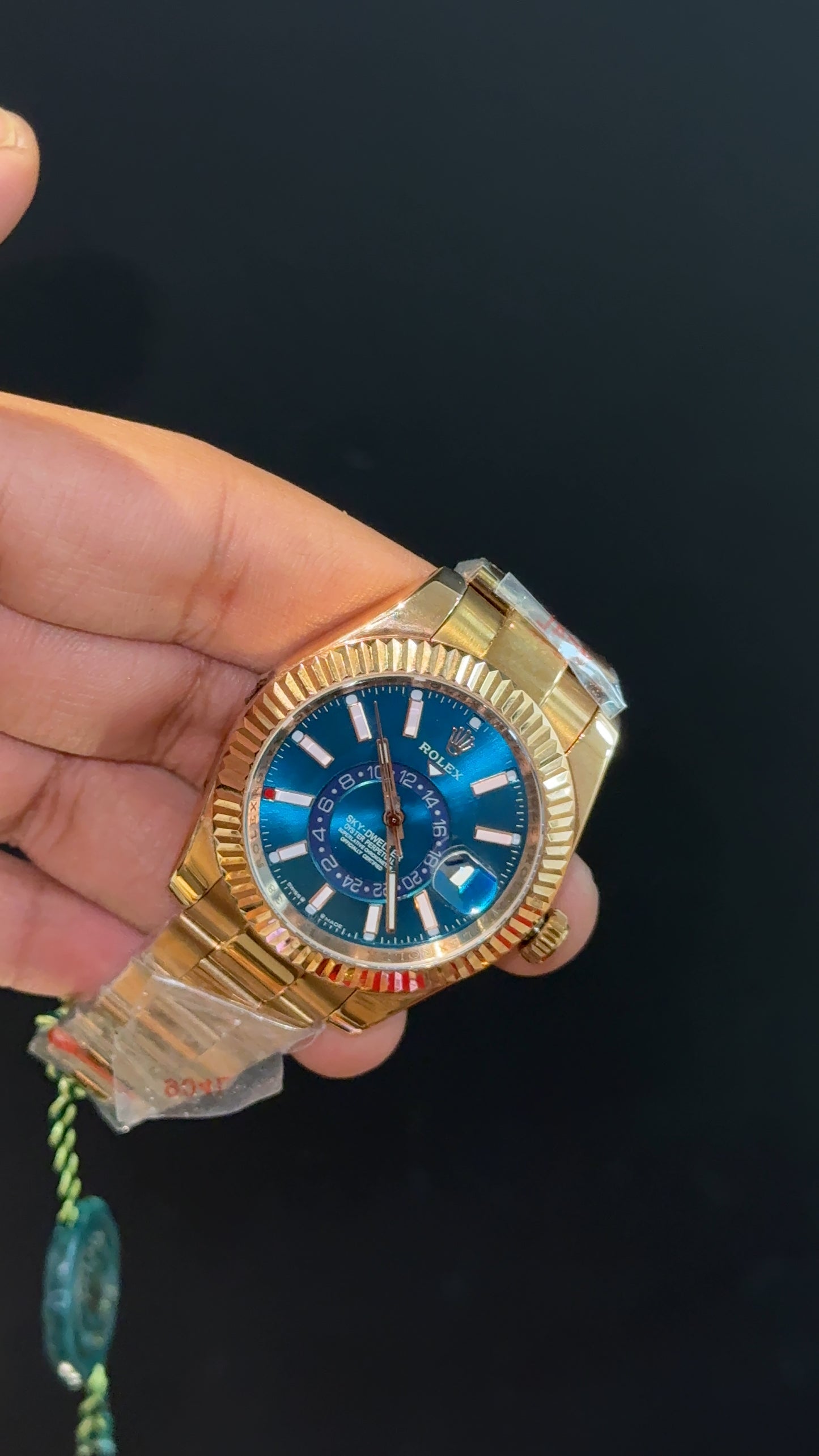 Sky Dweller | Silver Jubilee Chain | Torquiose Dial - twentyfour