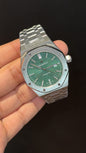 AP | Auto | Silver Chain  | Green Dial