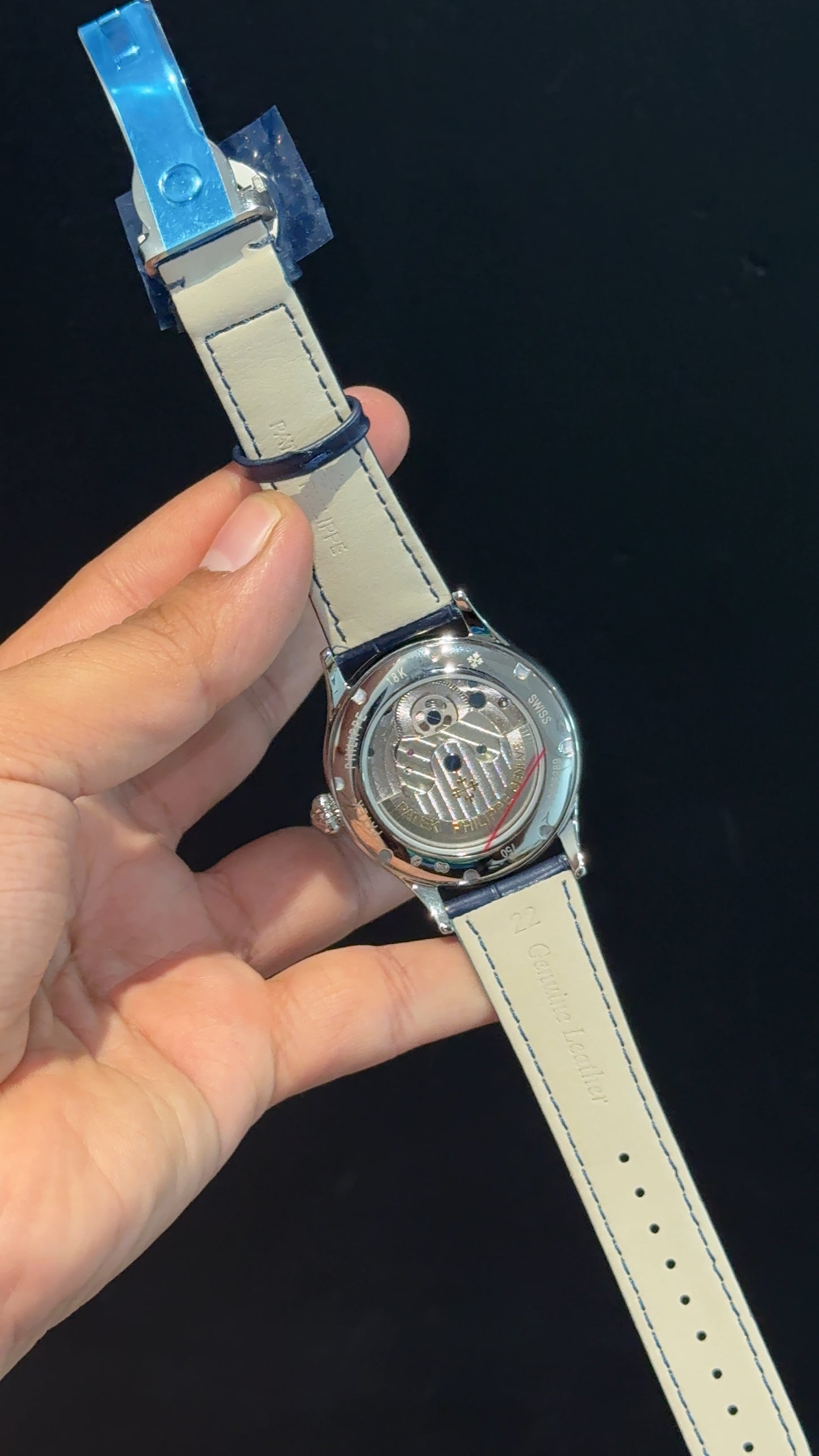 Pp Auto | Pendulum | Silver | Blue Strap | Shaddy Blue Dial