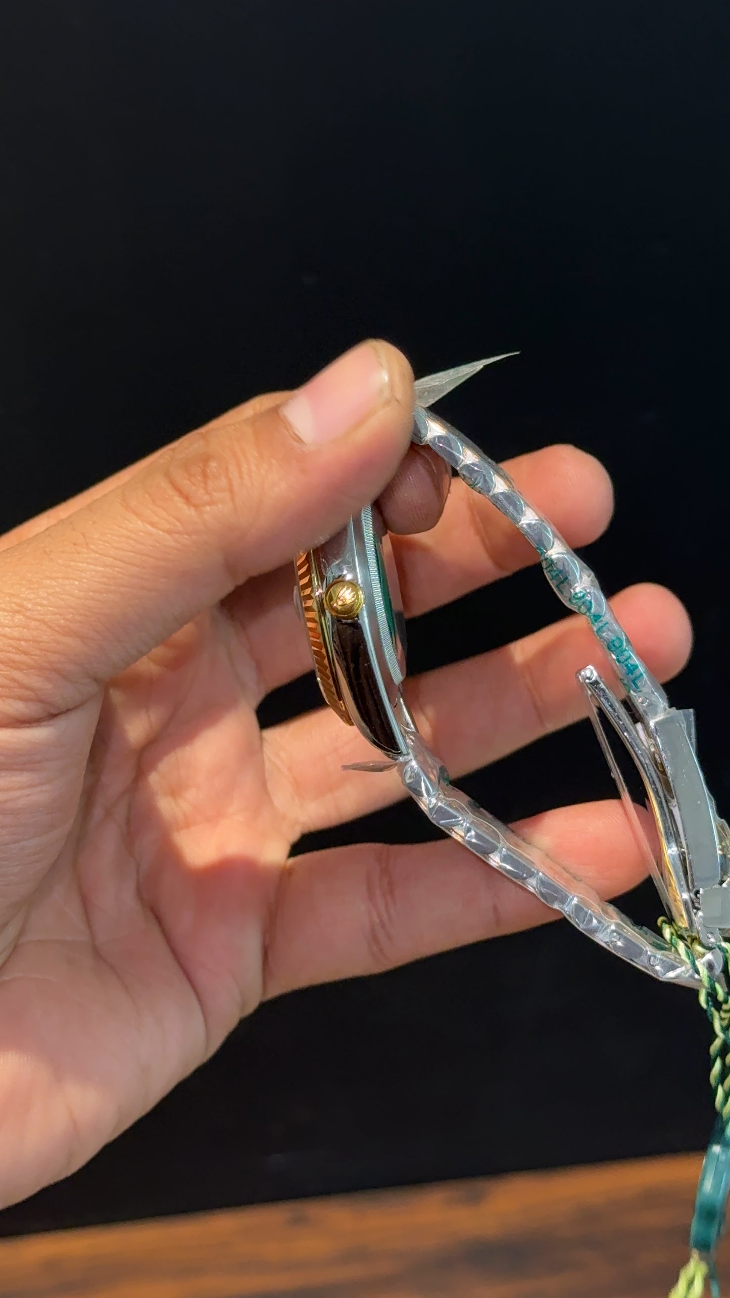 DateJust | Gold Two Tone | Black Dial