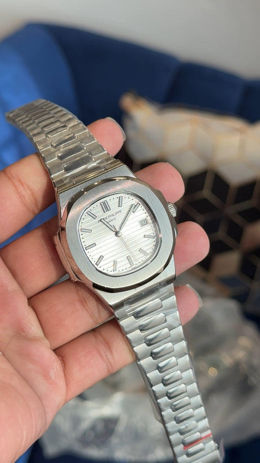 PP Auto | Silver | White Dial