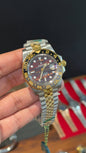 GMT Master | Gold Two Tone | Red Landscape Dial - twentyfour