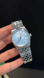 Premium Land Dweller | Silver Chain | Tiffany Dial