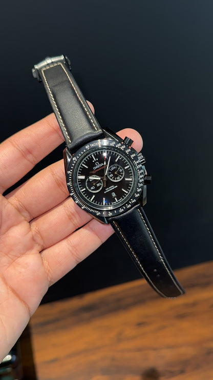 Omega Speedmaster | Black Strap | Chrono | Black Dial
