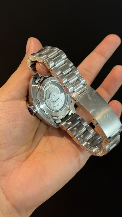 Omega Seamaster | Silver Chain | Black Bezel | Black Dial