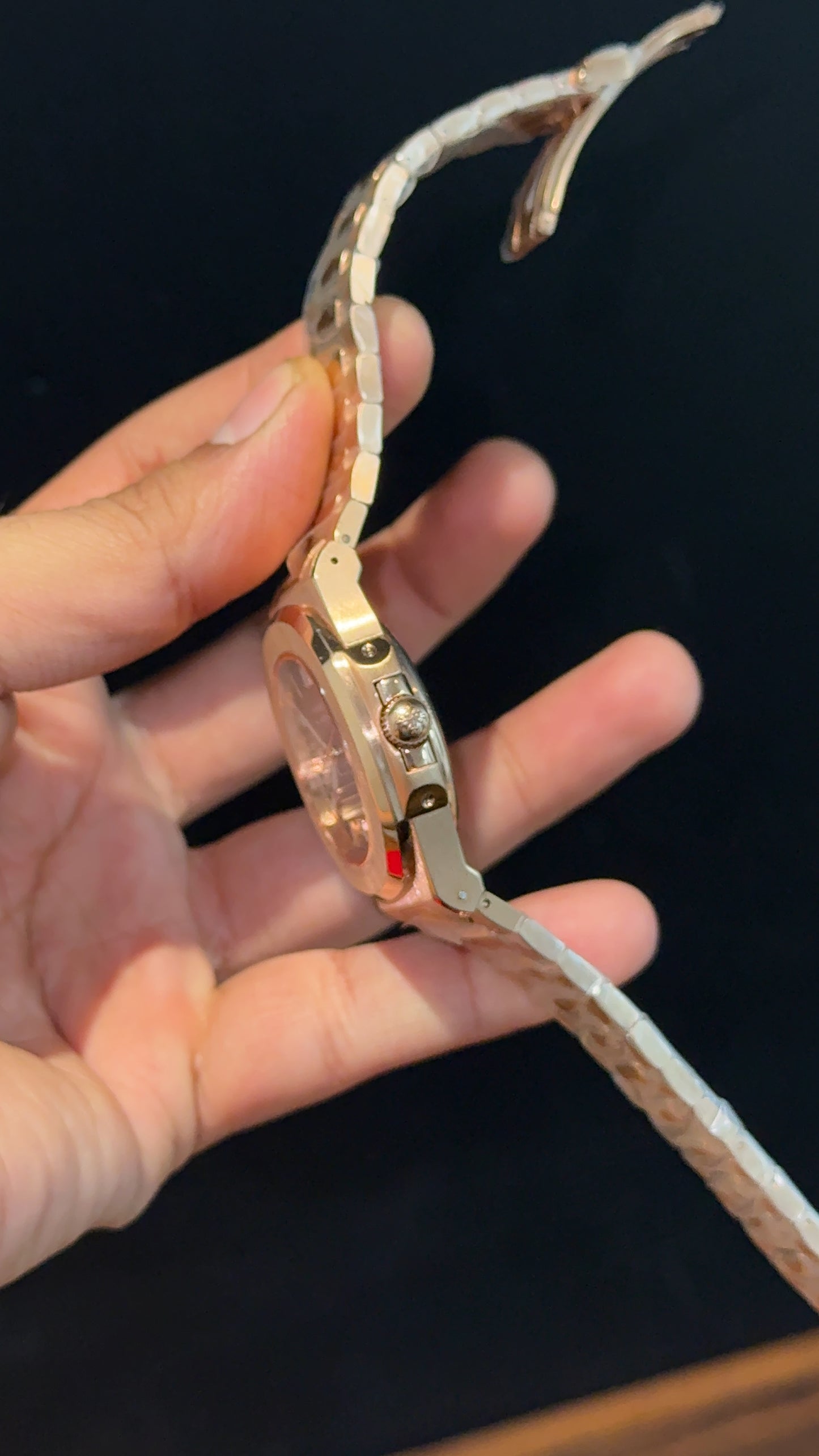 PP Auto | Rose Chain | Blue Dial - twentyfour
