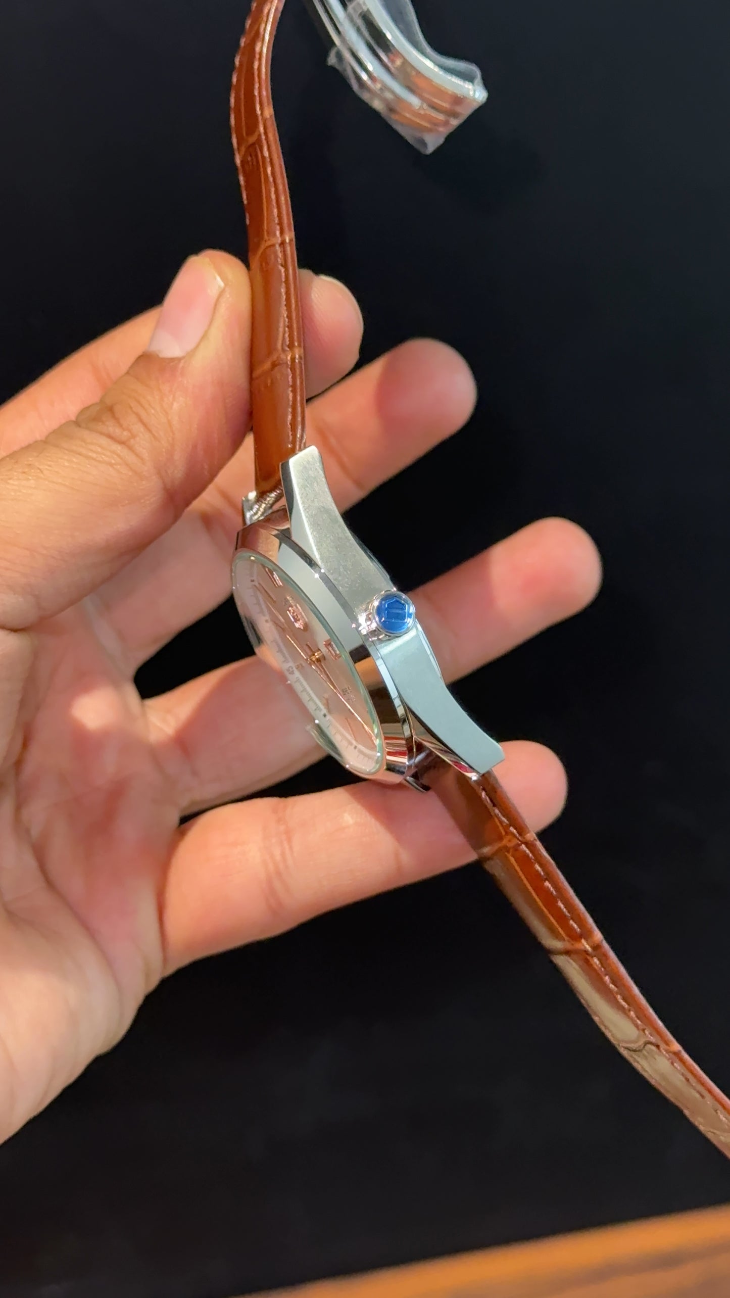 Tag Carrera | Calibre 5 | Brown Strap | DayDate | White Dial