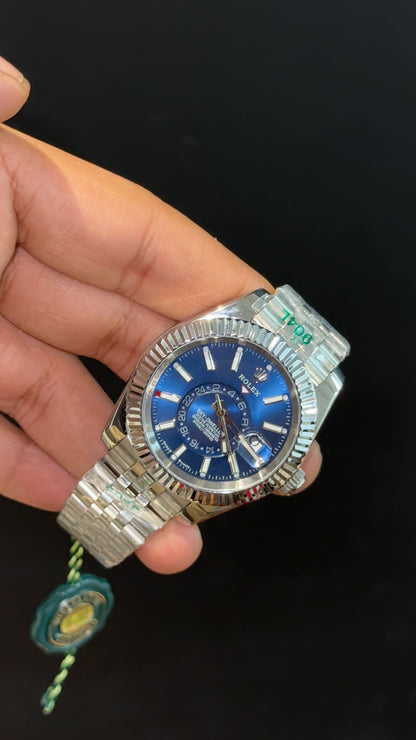 Sky Dweller | Silver Jubilee Chain | Blue Dial - twentyfour