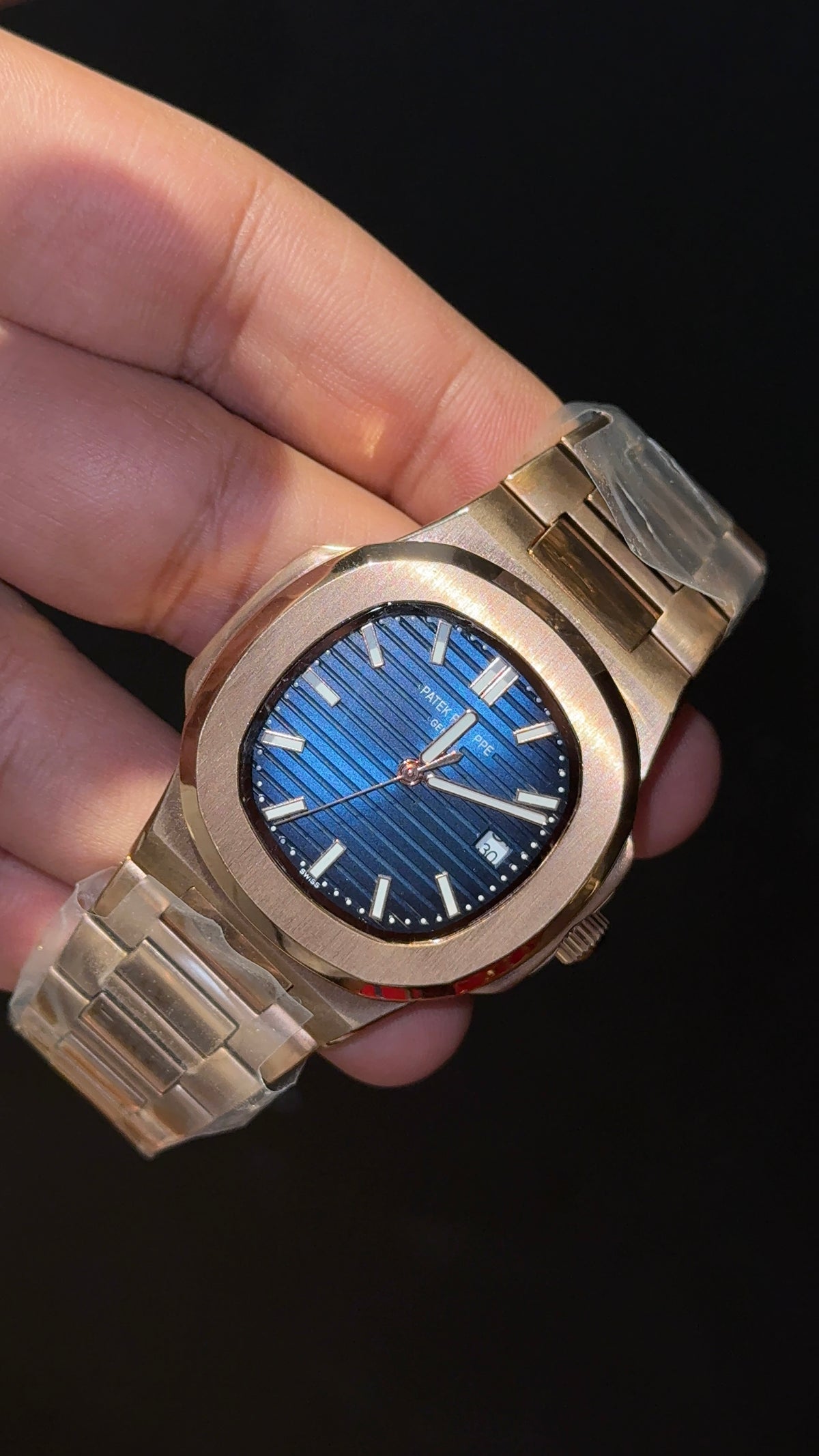PP Auto | Rose Chain | Blue Dial
