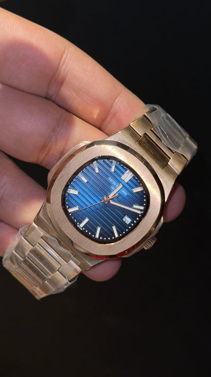 PP Auto | Rose Chain | Blue Dial