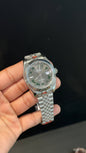 DateJust | Silver Chain | Wimbeldon Dial