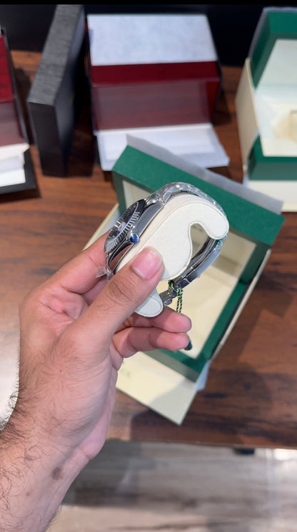 DateJust | Silver Chain | Blue Dial