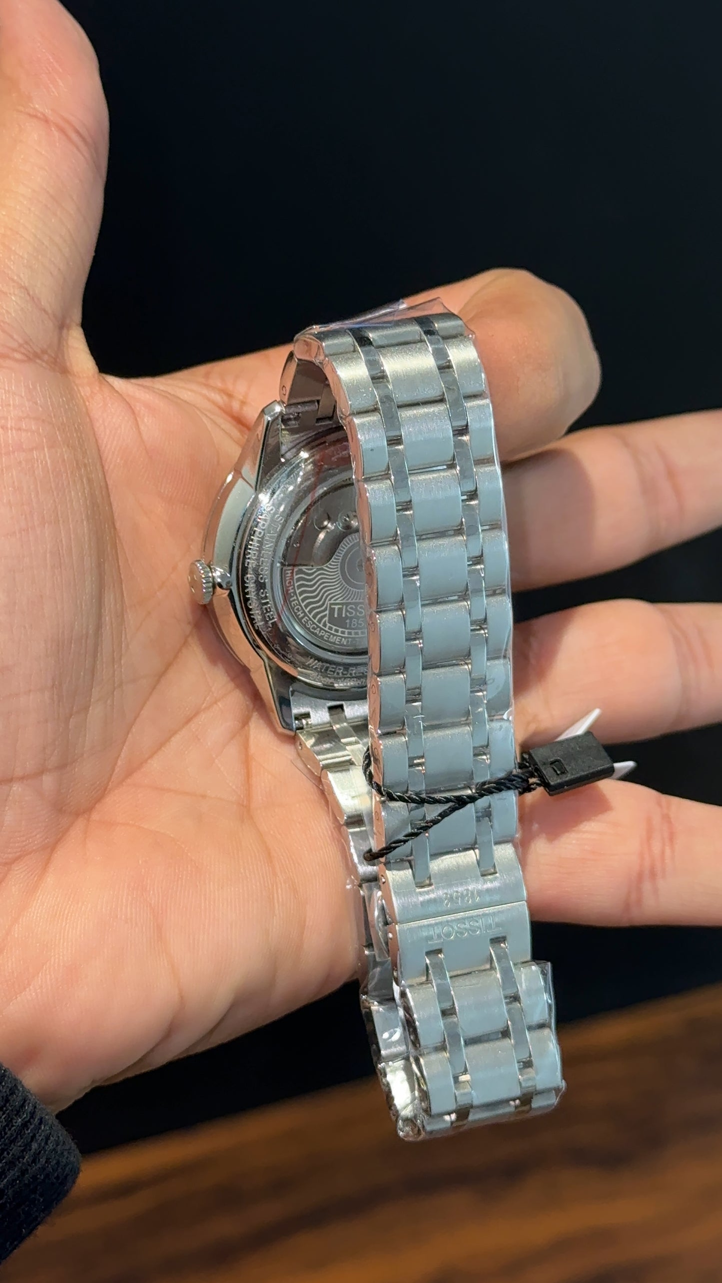 Tissot T-Classic | Auto | Silver Chain | Black Dial