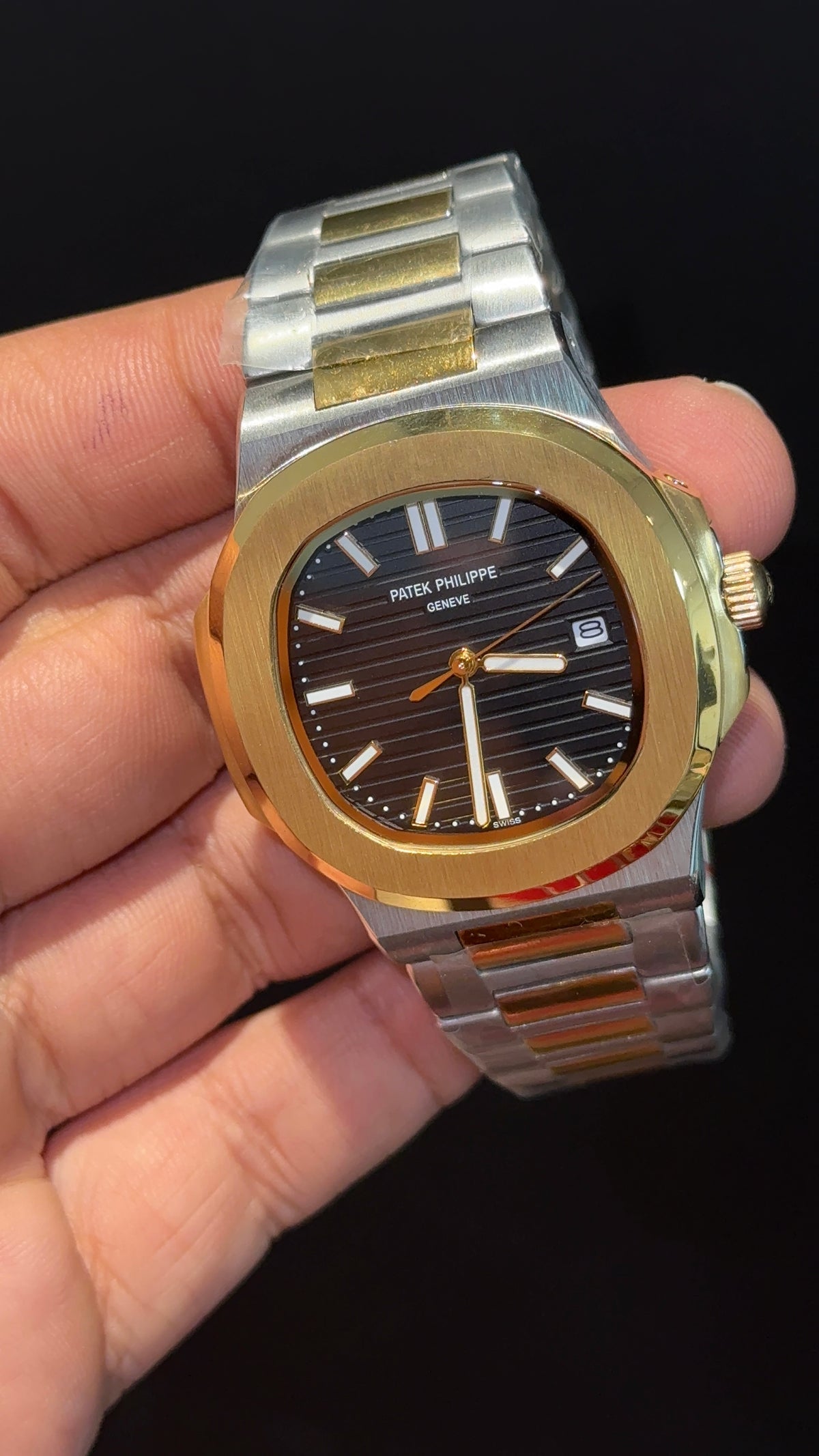 PP Auto | Gold Two Tone | Black Dial
