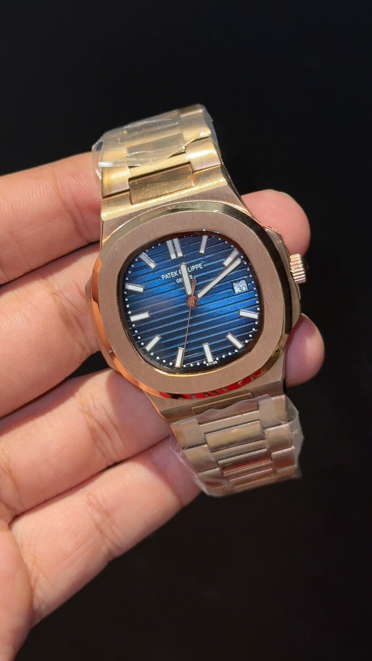 PP Auto | Rose Chain | Blue Dial