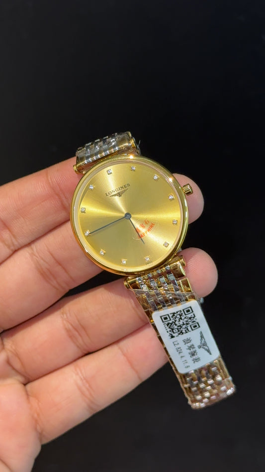 Longines | Gold Two Tone | Gold Diamond Dial - twentyfour