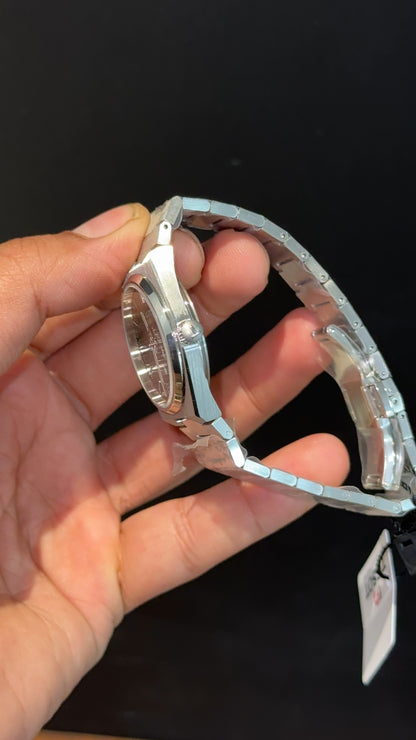 Tissot Prx | Quartz | Silver Chain | 35mm | Green Texture Dial - twentyfour