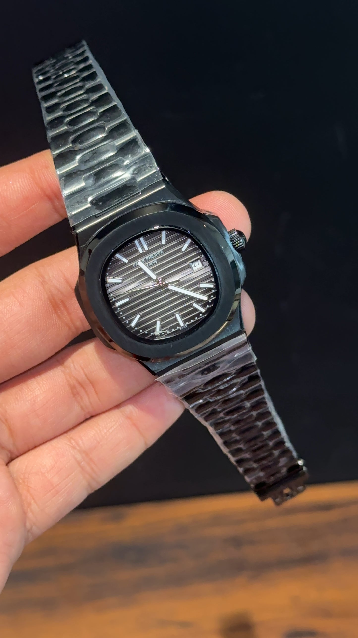 PP Auto | Black Chain | Charcoal Dial - twentyfour