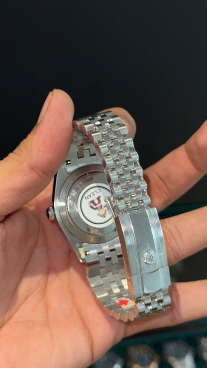 Premium Datejust | Silver Chain | White Classic Dial