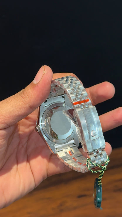 Daydate | Silver Chain | Light Grey Dial