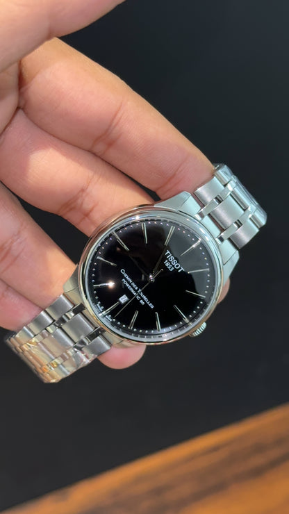 Tissot T-Classic | Auto | Silver Chain | Black Dial