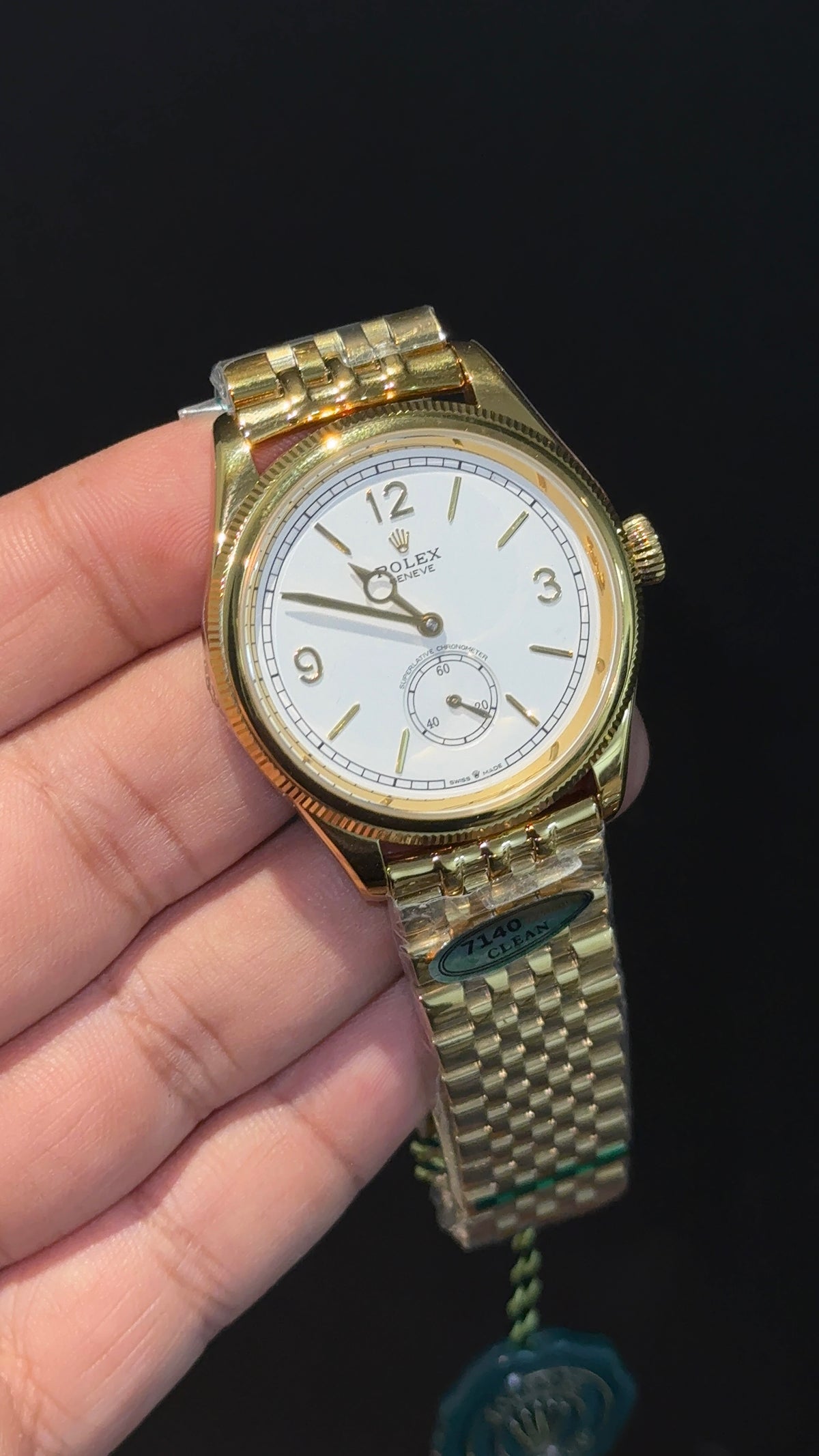 Classic 1908 Edition | Gold Chain | White Dial