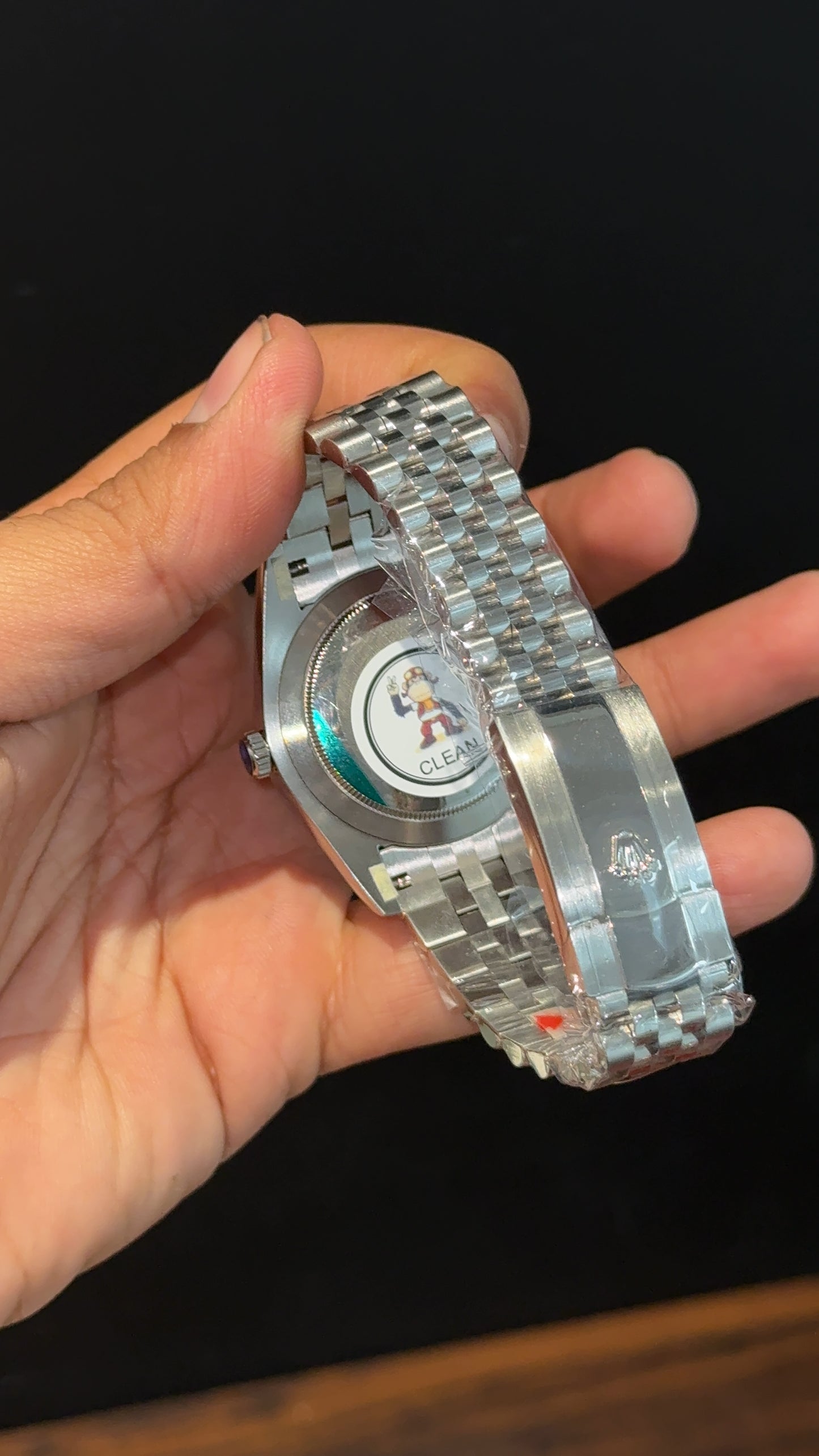 Premium DatejJust | Silver Chain | Diamond Digit | Blue Dial