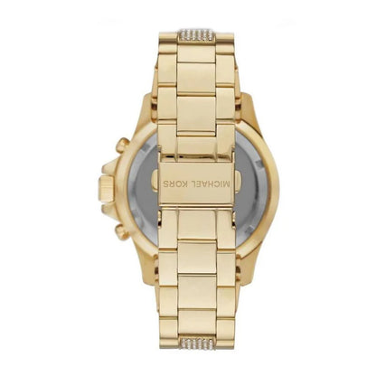 Michael Kors Women’s MK5828 |  Gold Stainless Steel Black Dial 42mm