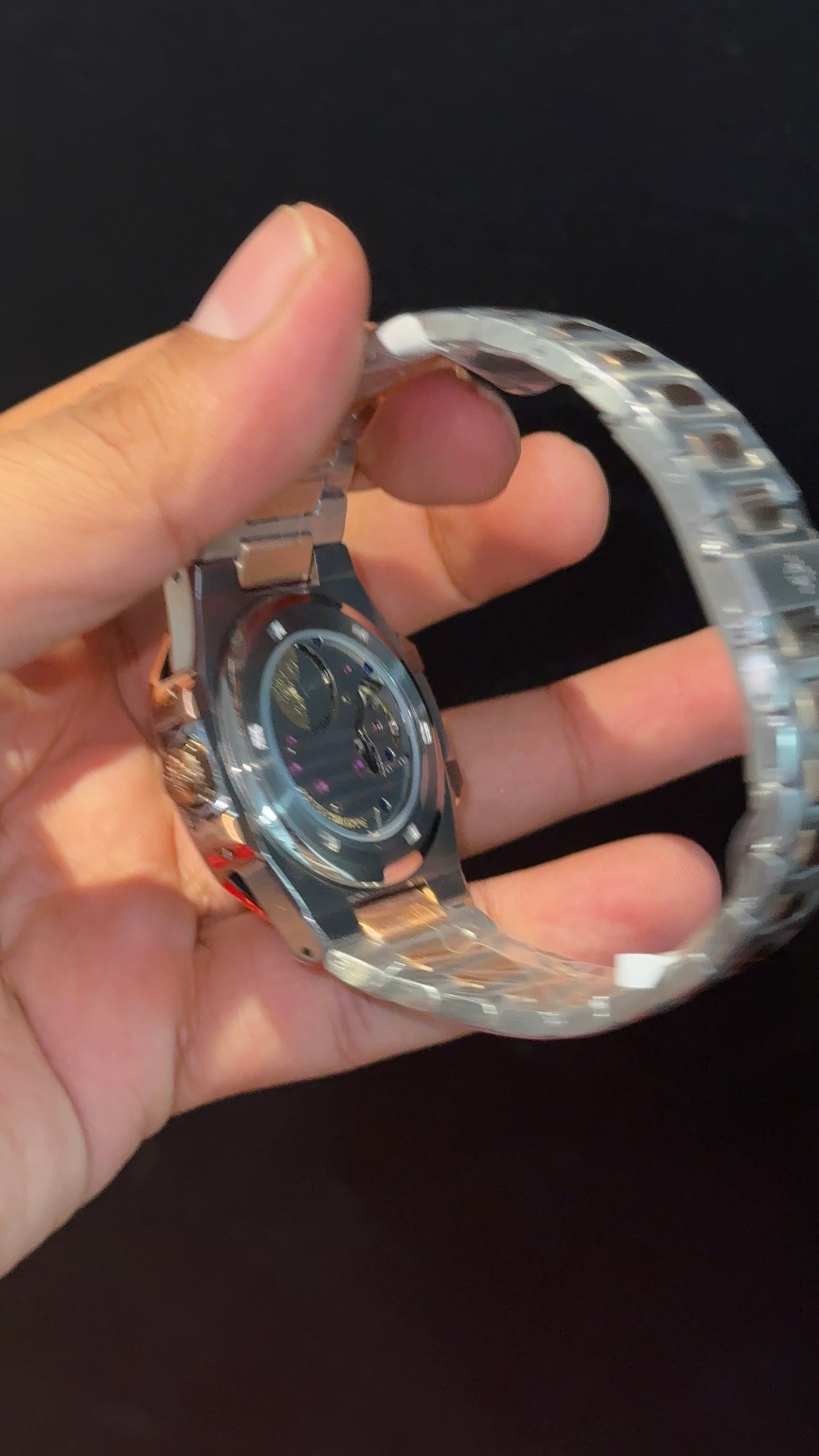 Pp Auto | Moonphase | Rose Two Tone | Sub Black Dials