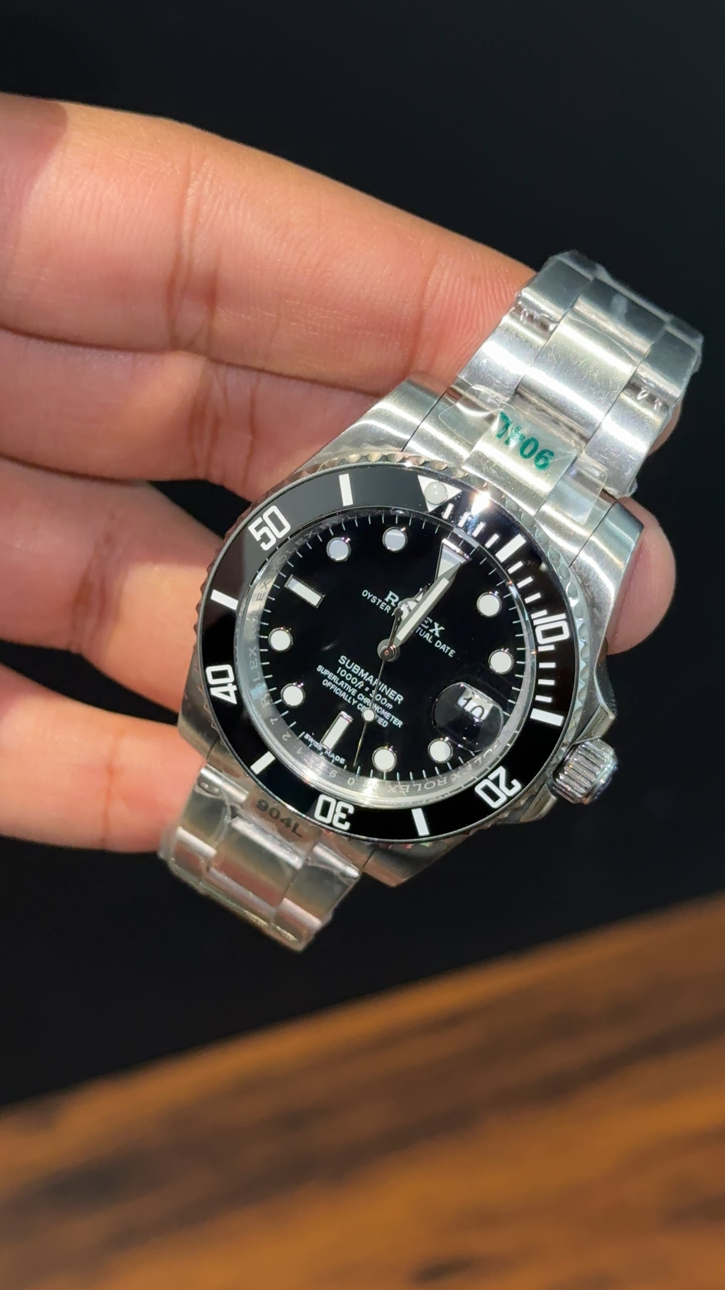 Submariner | Silver Chain | Black Dial