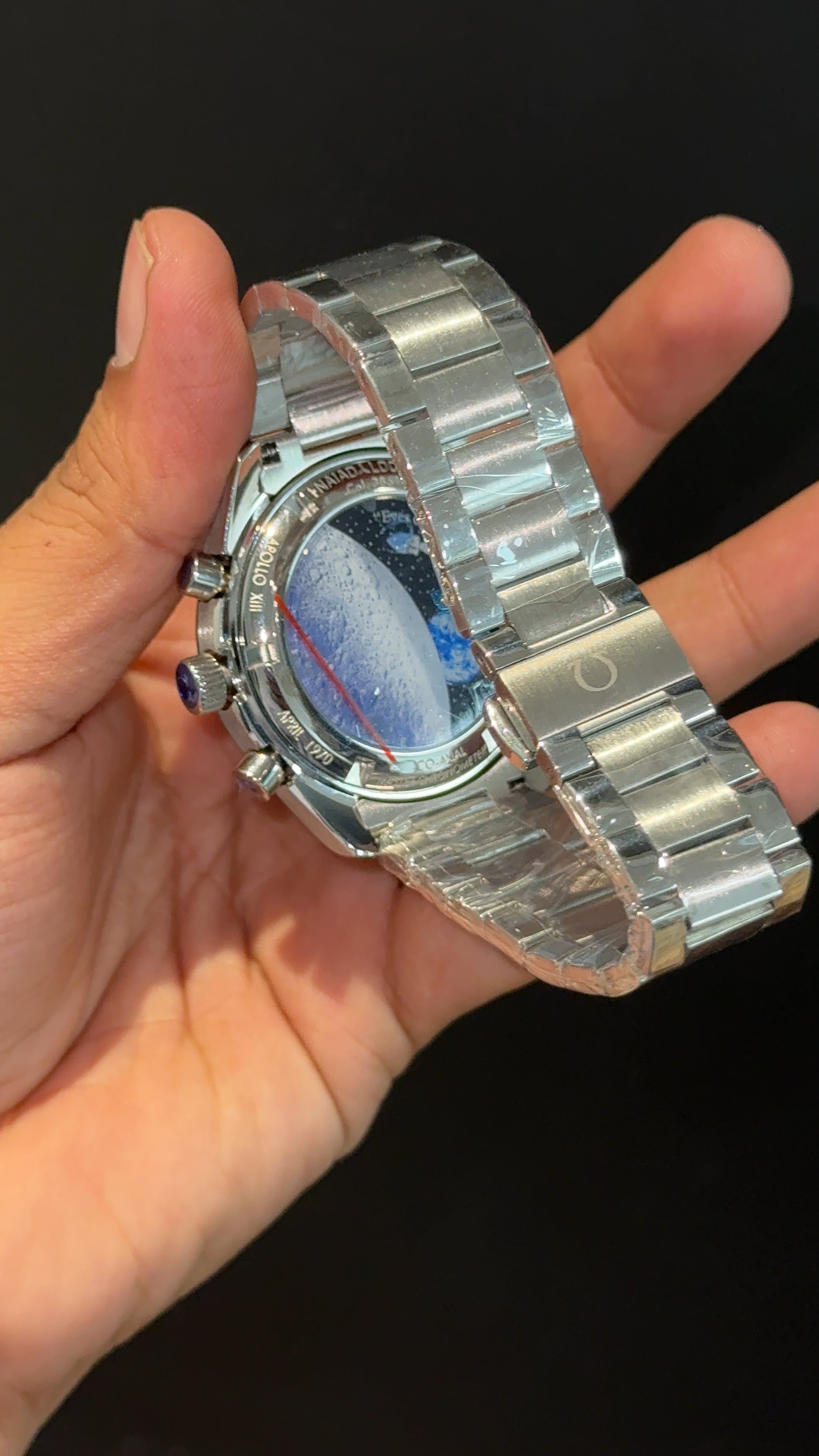 Omega Speedmaster | Silver Chain | Chrono | Blueish Dial - twentyfour