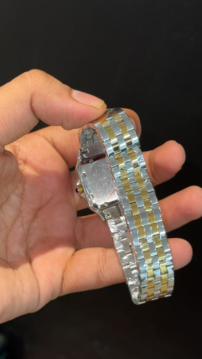Cartier Panthere | 26mm | Woman | Diamond Case | Gold Two Tone | White Dial