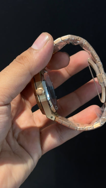 AP Auto | Rose Chain | Brown Dial